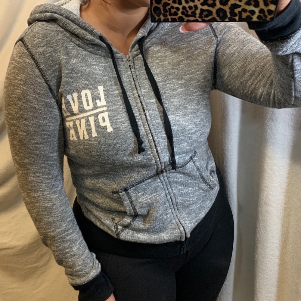 PINK zip-up size medium